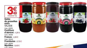 Gelée de groseilles extra valade