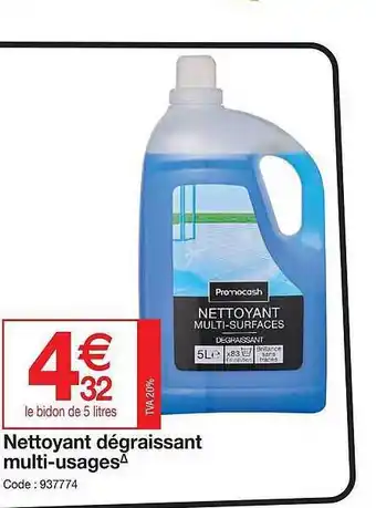 Nettoyant dégraissant multi-usages
