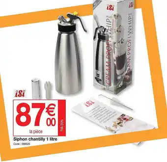 Isi siphon chantilly