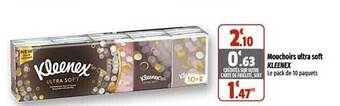 Coccinelle Supermarché Mouchoirs ultra soft kleenex offre