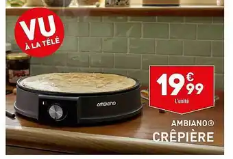 ALDI Ambiano crêpière offre