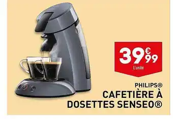 ALDI Philips cafetière à dosettes senseo offre