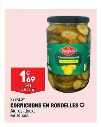 ALDI Regalo cornichons en rondelles offre