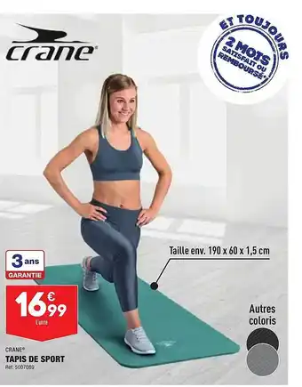 ALDI Crane tapis de sport offre