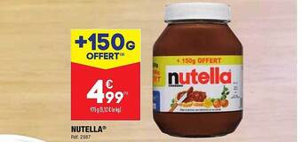ALDI Nutella offre
