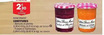ALDI Bonne maman confitures offre
