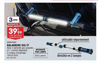 ALDI Workzone baladeuse xxl offre