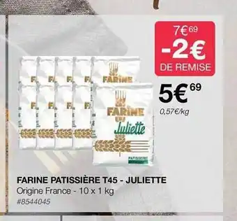 Costco Farine patissière t45 - juliette offre