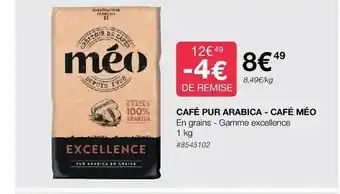 Costco Café pur arabica - café méo offre