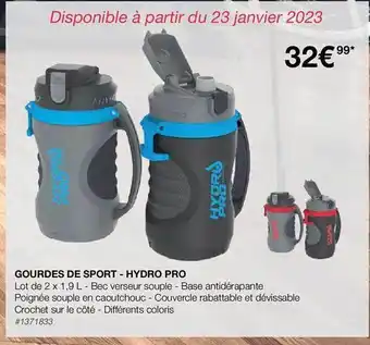 Costco Gourdes de sport - hydro pro offre