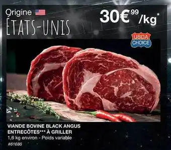 Costco Viande bovine black angus entrecôtes*** à griller offre
