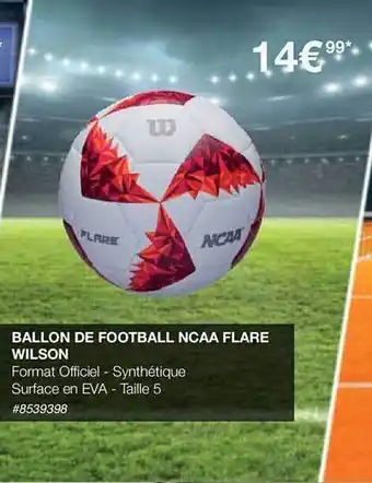 Costco Ballon de football ncaa flare wilson offre