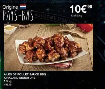 Costco Ailes de poulet sauce bbq kirkland signature offre