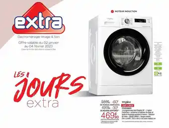 Extra Lave-linge whirlpool offre
