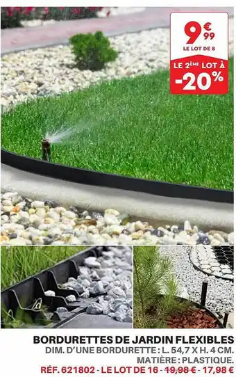 Shopix Bordurettes de jardin flexibles offre