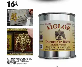 Shopix Kit dorure or 75 ml offre