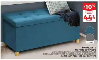 Shopix Banquete coffre sur pieds offre