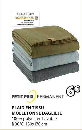 JYSK Plaid en tissu molletonné daglilje offre