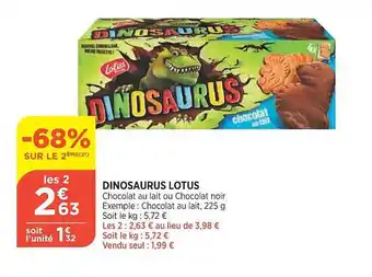 Maximarché Dinosaurus lotus offre