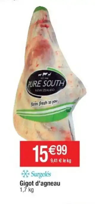 Cora x Carrefour Gigots d'agneau offre