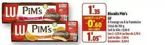Coccimarket Biscuits pim's lu offre