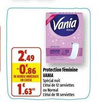 Protection féminine vania
