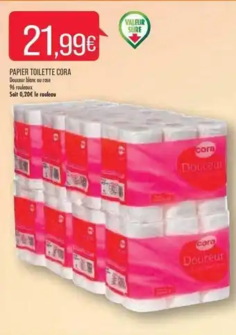 Match Papier toilette cora offre