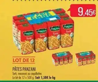 Match Pâtes panzani offre