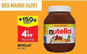 ALDI Nutella offre