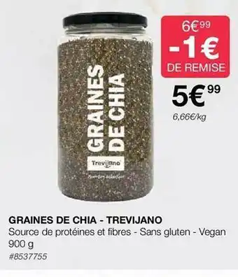 Costco Graines de chia - trevijano offre