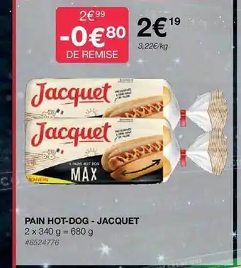 Costco Pain hot-dog-jacquet offre