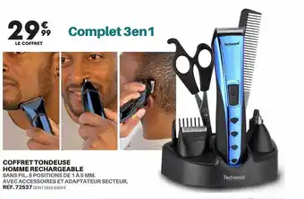 Shopix Coffret tondeuse homme rechargeable offre