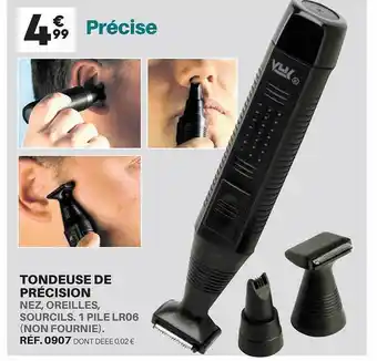 Shopix Tondeuse de précision offre