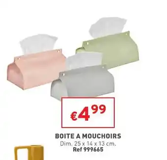 Trafic Boîte à mouchoirs offre