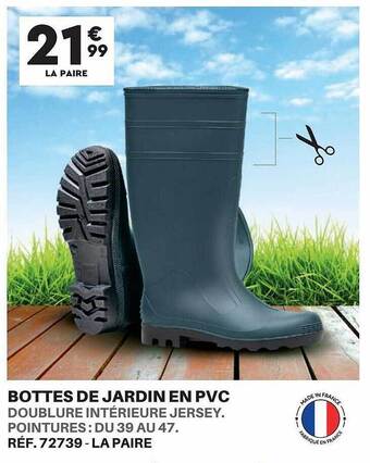 Shopix Bottes de jardin en pvc offre