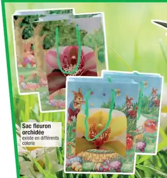 Cora x Carrefour Sac fleuron orchidée offre