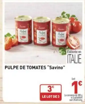 Grand Frais Pulpe de tomates offre