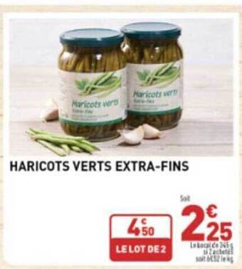 Grand Frais Haricots verts extra-fins offre