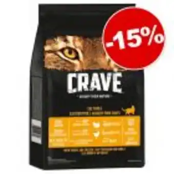 Zooplus Croquettes crave adult 7 kg pour chat : 15 % de remise ! offre