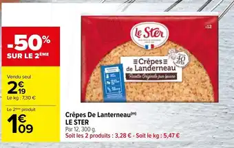Carrefour Crêpes De Lanterneau Le Ster offre