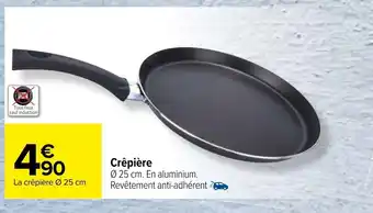 Carrefour Crêpière offre