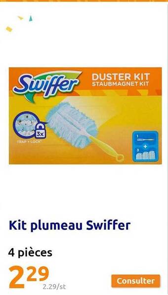 Action Kit plumeau swiffer offre