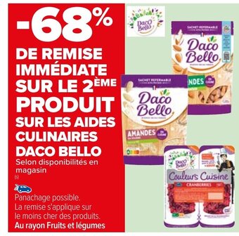 Carrefour Sur Les Aides Culinaires Daco Bello offre