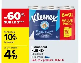Carrefour Essuie-Tout Kleenex offre