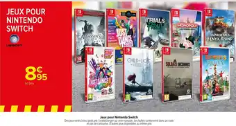 Carrefour Jeux Pour Nintendo Switch offre