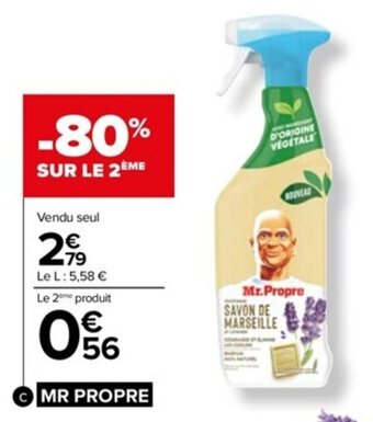 Carrefour Nettoyant Ménager Mr Propre offre