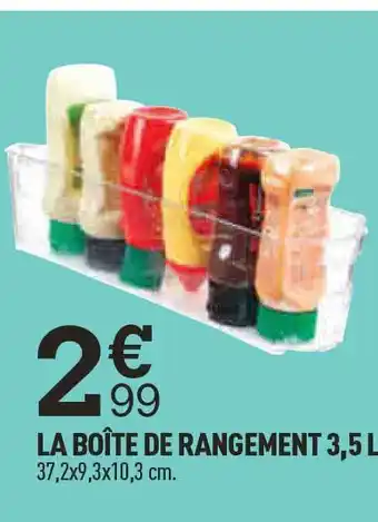 Centrakor La boîte de rangement 3,5 l offre