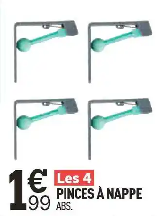 Centrakor Pinces à nappe offre