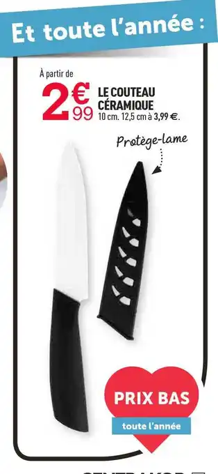Le couteau céramique