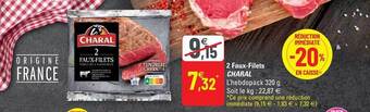 G20 2 faux-filets charal offre